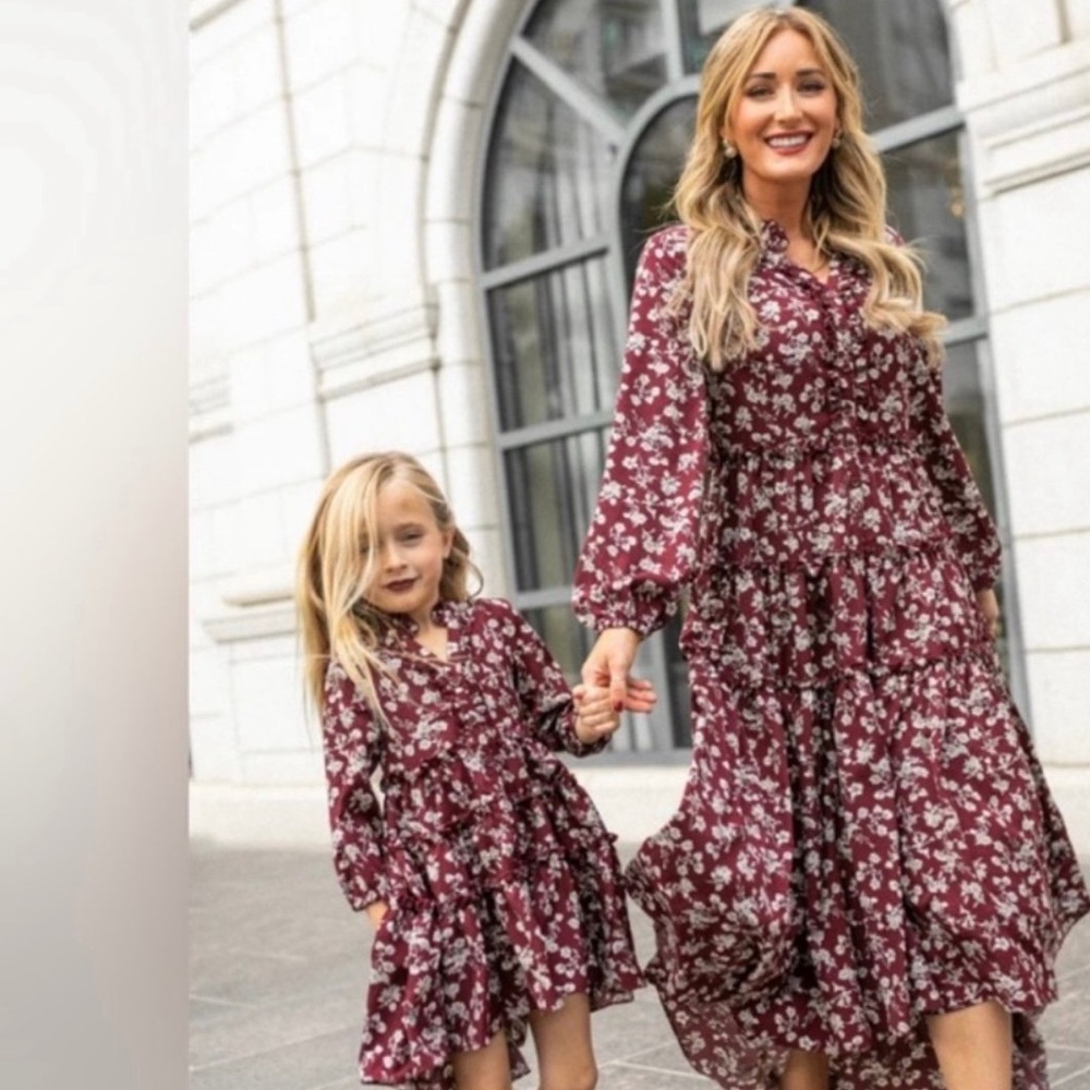 Floral Long Sleeve Dress for Women